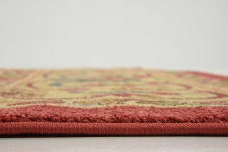 Red 8' x 11' Sahand Rectangle Area Rug Affordable Easy Clean Traditional Design Durable Carpet for Home Interior Design Living Room Dining Office for Sale at Rug Engine