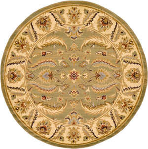 Green 7' 10 x 7' 10 Voyage Round Area Rug