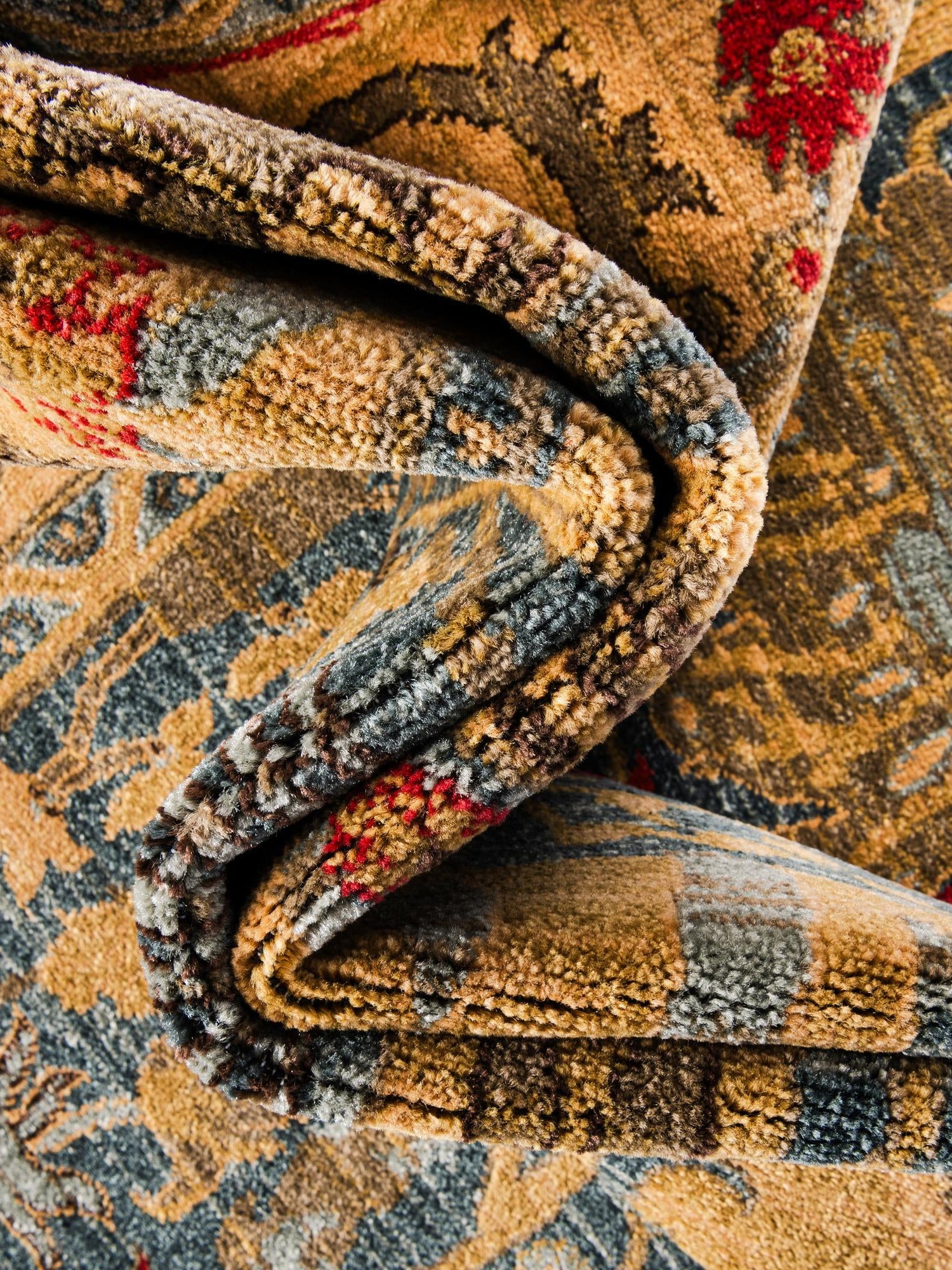 Navy Blue 2' x 3' 1 Sahand Rectangle Area Rug Affordable Easy Clean Traditional Design Durable Carpet for Home Interior Design Living Room Dining Office for Sale at Rug Engine