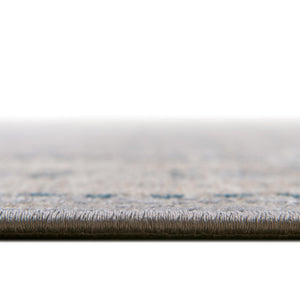 Gray 4' 1 x 4' 1 Salzburg Round Area Rug Stain Resistant Easy Clean Traditional Classic Design Durable Carpet for Affordable Interior Home Decorating for Sale at Rug Engine