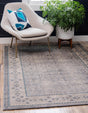 Gray 3' 3 x 5' 3 Salzburg Rectangle Area Rug Stain Resistant Easy Clean Traditional Classic Design Durable Carpet for Affordable Interior Home Decorating for Sale at Rug Engine