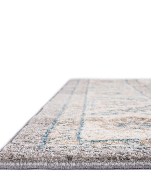 Gray 6' 1 x 9' Salzburg Rectangle Area Rug Stain Resistant Easy Clean Traditional Classic Design Durable Carpet for Affordable Interior Home Decorating for Sale at Rug Engine