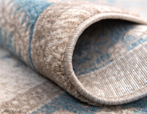 Cream 4' 1 x 4' 1 Salzburg Round Area Rug