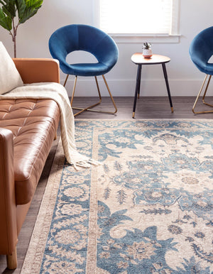 Cream 3' 3 x 5' 3 Salzburg Rectangle Rug
