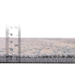 Gray 7' 1 x 10' Salzburg Rectangle Area Rug Stain Resistant Easy Clean Traditional Classic Design Durable Carpet for Affordable Interior Home Decorating for Sale at Rug Engine