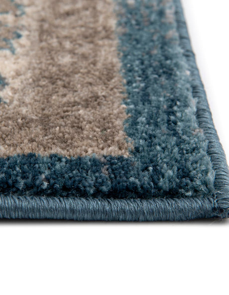 Light Blue 3' 3 x 5' 3 Salzburg Rectangle Area Rug