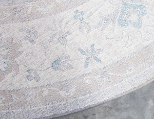 Gray 6' 1 x 6' 1 Salzburg Round Rug
