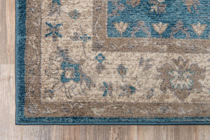 Light Blue 4' 1 x 6' 1 Salzburg Rectangle Area Rug
