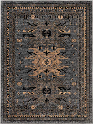 Gray 9' x 12' Taftan Rectangle Area Rug