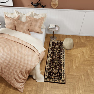 Brown 2' x 5' 3 Sialk Hill Runner Area Rug 100% Polypropylene Durable Easy Clean Classic Traditional Design Carpet for Interior Design for Sale at Rug Engine