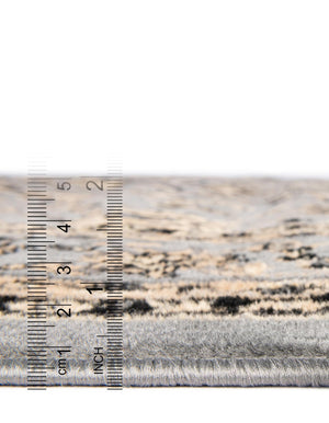 Gray 2' x 8' 2 Sialk Hill Runner Rug