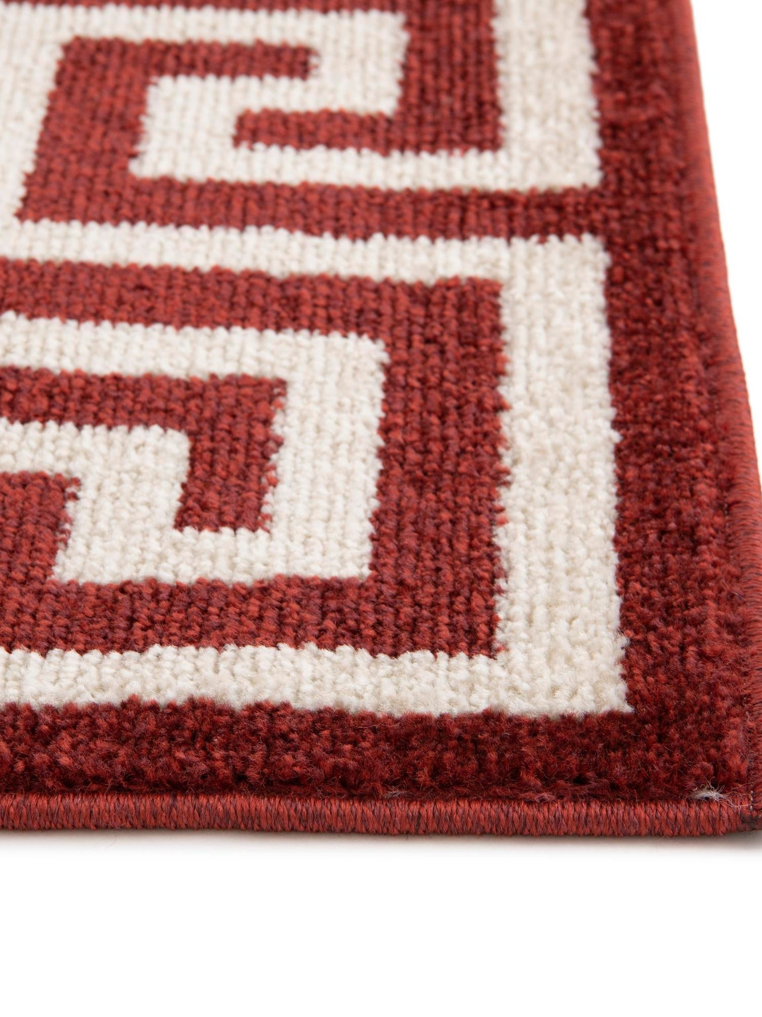 Terracotta 7' 1 x 10' Athens Rectangle Area Rug 100% Polypropylene With Cotton Backing Easy Clean Indoor Living Dining Room Bedroom Office Carpet for Sale at Rug Engine