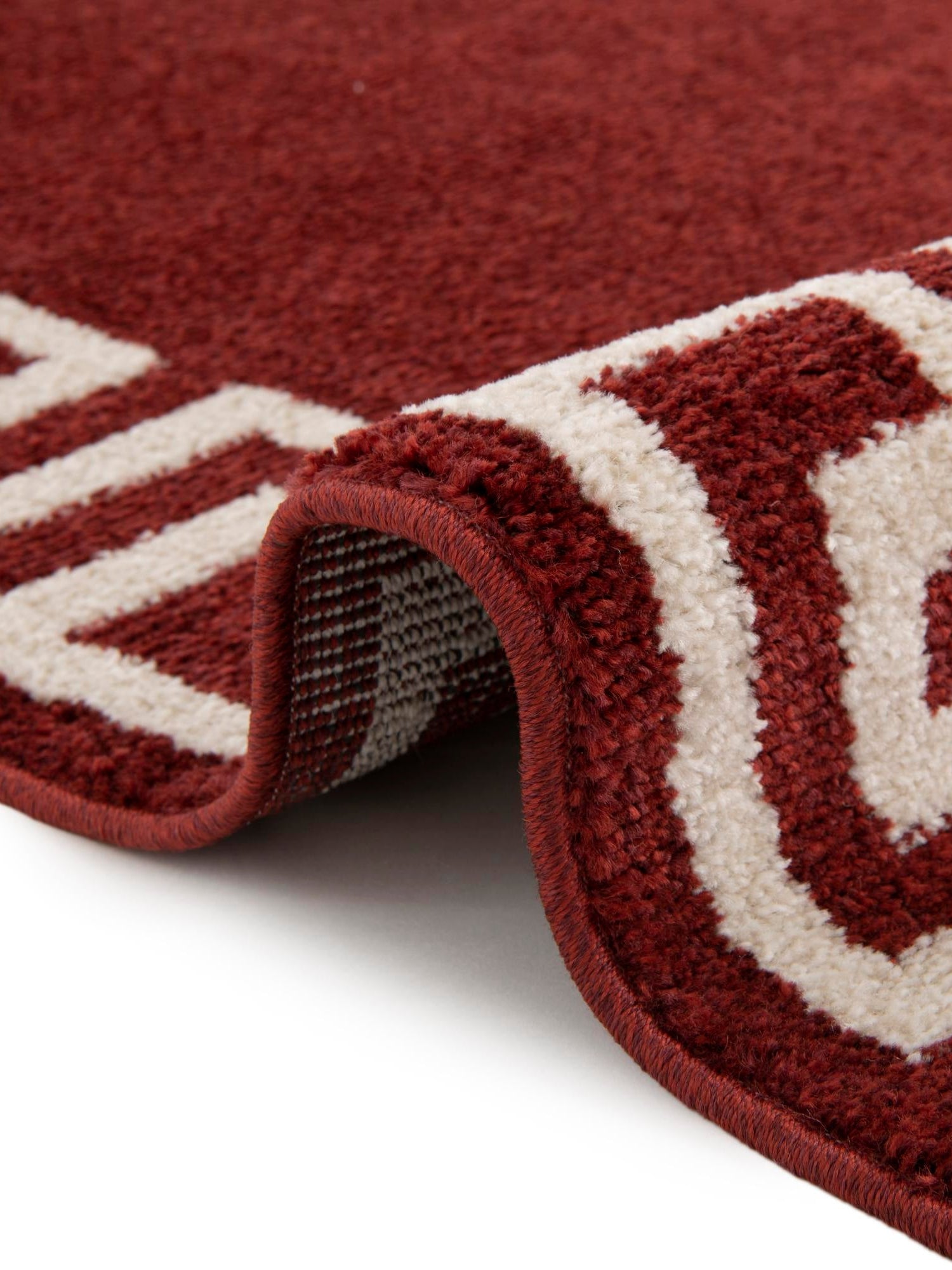 Terracotta 5' 3 x 8' Athens Rectangle Area Rug 100% Polypropylene With Cotton Backing Easy Clean Indoor Living Dining Room Bedroom Office Carpet for Sale at Rug Engine