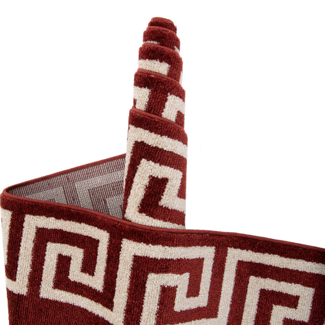 Terracotta 3' 1 x 5' 3 Athens Rectangle Area Rug 100% Polypropylene With Cotton Backing Easy Clean Indoor Living Dining Room Bedroom Office Carpet for Sale at Rug Engine