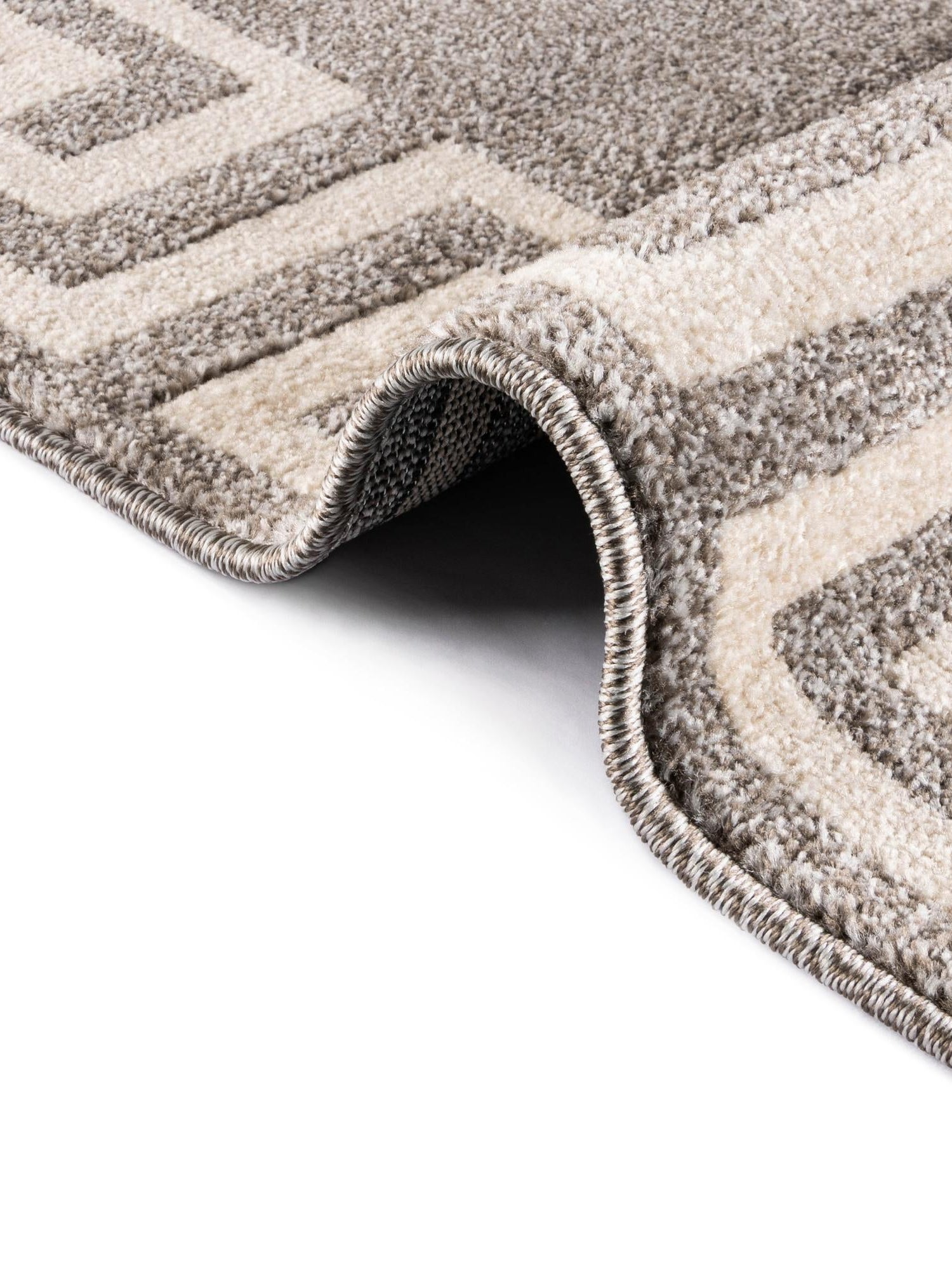 Gray 3' 1 x 5' 3 Athens Rectangle Area Rug 100% Polypropylene With Cotton Backing Easy Clean Indoor Living Dining Room Bedroom Office Carpet for Sale at Rug Engine