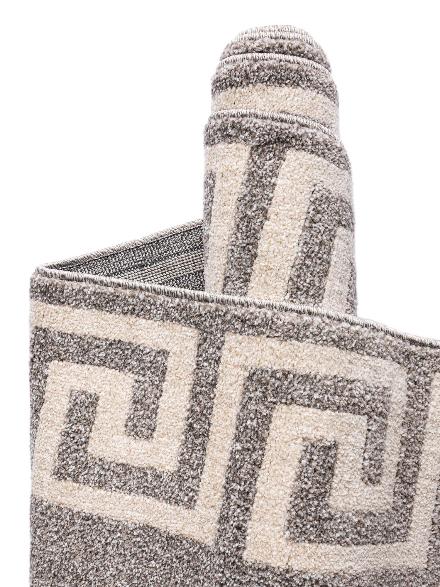 Gray 5' 3 x 8' Athens Rectangle Area Rug 100% Polypropylene With Cotton Backing Easy Clean Indoor Living Dining Room Bedroom Office Carpet for Sale at Rug Engine