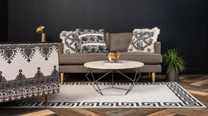 Beige and Gray 3' 1 x 5' 3 Athens Rectangle Area Rug 100% Polypropylene With Cotton Backing Easy Clean Indoor Living Dining Room Bedroom Office Carpet for Sale at Rug Engine