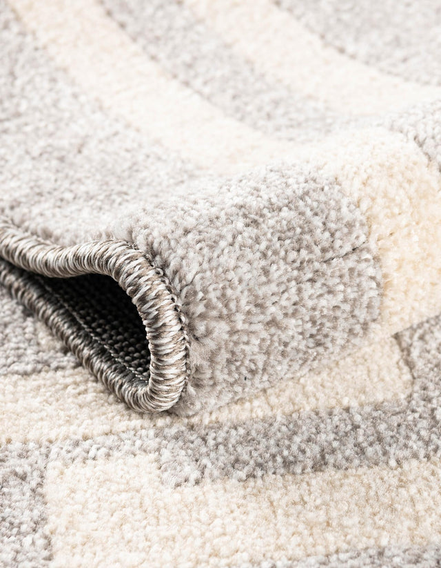 Gray 7' 1 x 10' Athens Rectangle Area Rug 100% Polypropylene With Cotton Backing Easy Clean Indoor Living Dining Room Bedroom Office Carpet for Sale at Rug Engine