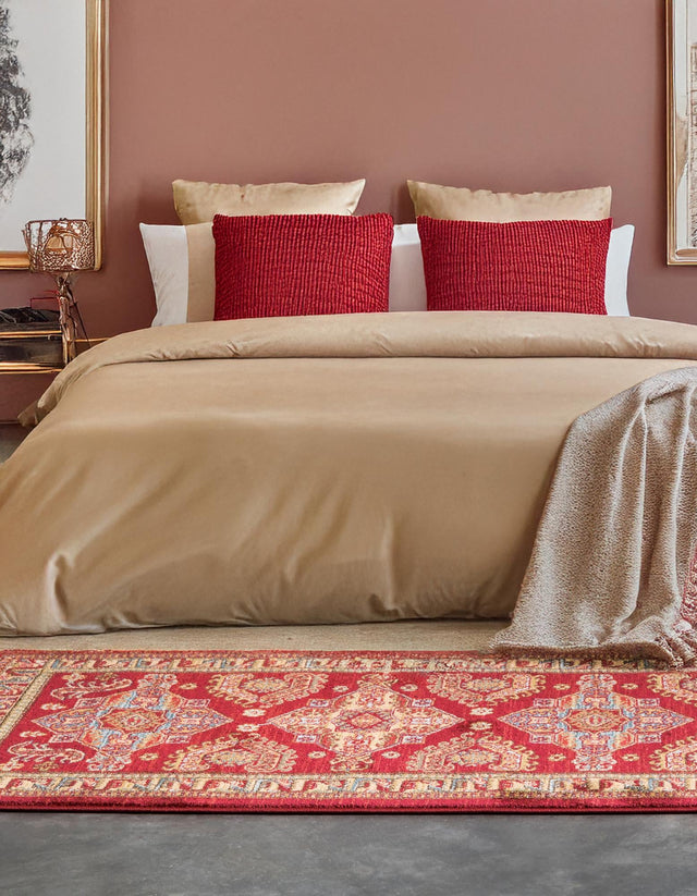 Red 3' x 7' Sahand Runner Rug