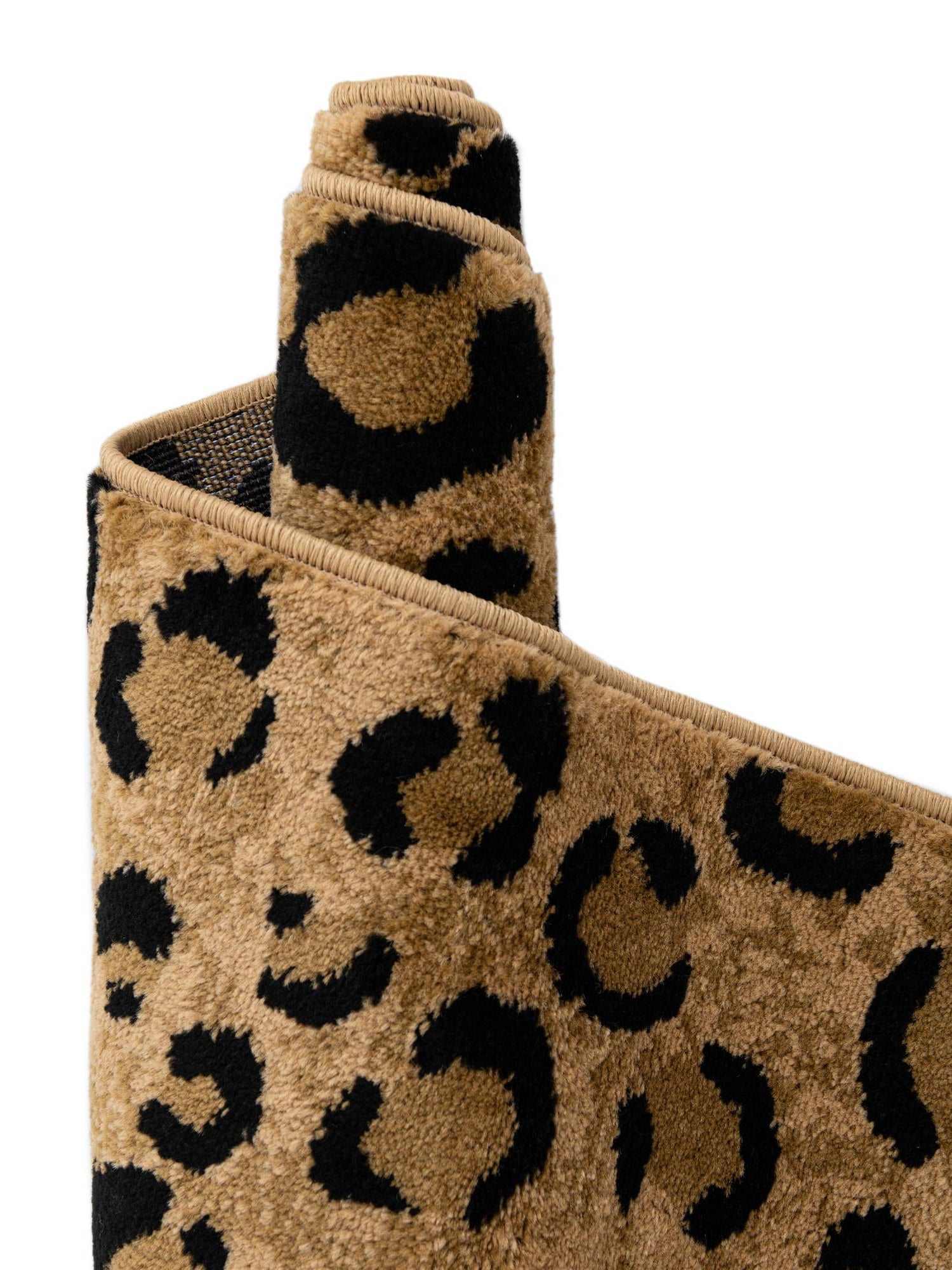 Light Brown 5' 3 x 5' 3 Wildlife Square Area Rug Animal Print Safari Jungle Inspired Carpet for Unique Modern Interior Design for Sale at Rug Engine