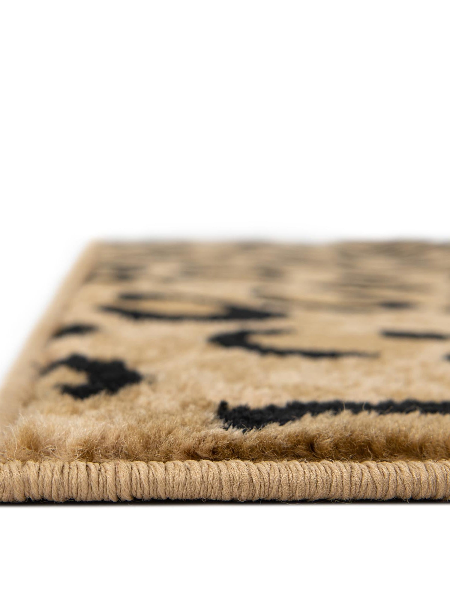 Light Brown 6' 1 x 9' Wildlife Rectangle Area Rug Animal Print Safari Jungle Inspired Carpet for Unique Modern Interior Design for Sale at Rug Engine
