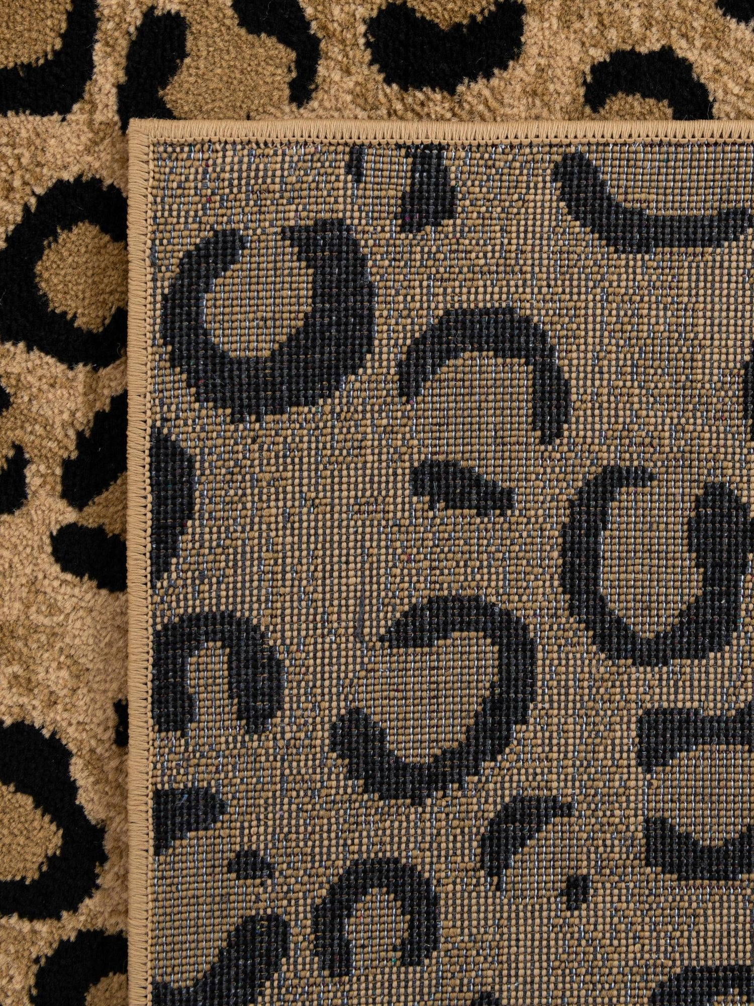 Light Brown 6' 1 x 9' Wildlife Rectangle Area Rug Animal Print Safari Jungle Inspired Carpet for Unique Modern Interior Design for Sale at Rug Engine