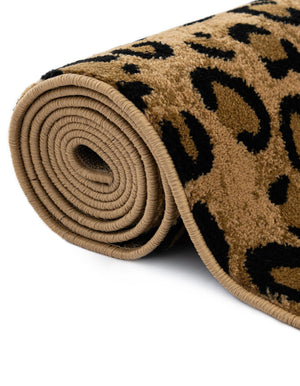 Light Brown 2' x 3' 1 Wildlife Rectangle Area Rug Animal Print Safari Jungle Inspired Carpet for Unique Modern Interior Design for Sale at Rug Engine