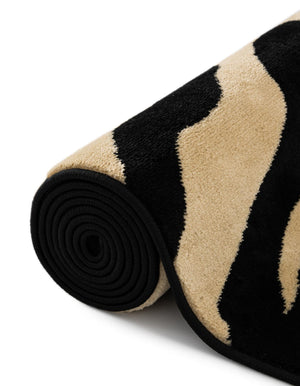 Ivory 3' 1 x 5' 3 Wildlife Rectangle Area Rug Animal Print Safari Jungle Inspired Carpet for Unique Modern Interior Design for Sale at Rug Engine