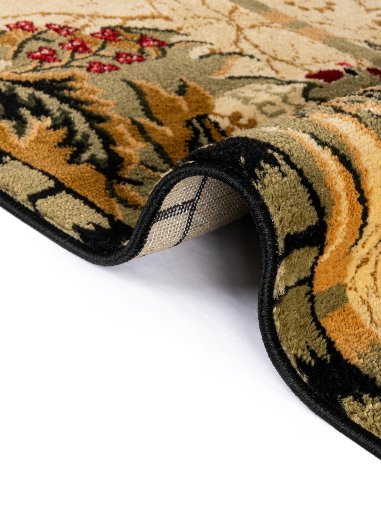 Cream 2' x 3' 1 Barnyard Rectangle Area Rug 100% Polypropylene With Cotton Backing Traditional Cottage Rustic Classical Carpet for Living Office Bedroom Dining Room Easy to Clean Long Lasting & Durable Decor for Sale at Rug Engine