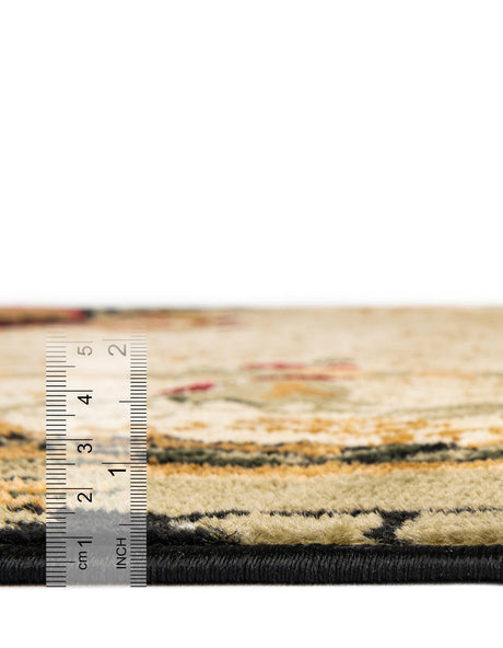 Cream 2' 7 x 10' Barnyard Runner Area Rug 100% Polypropylene With Cotton Backing Traditional Cottage Rustic Classical Carpet for Living Office Bedroom Dining Room Easy to Clean Long Lasting & Durable Decor for Sale at Rug Engine