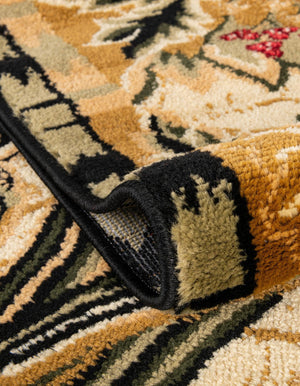 Cream 3' 1 x 16' 5 Barnyard Runner Area Rug 100% Polypropylene With Cotton Backing Traditional Cottage Rustic Classical Carpet for Living Office Bedroom Dining Room Easy to Clean Long Lasting & Durable Decor for Sale at Rug Engine