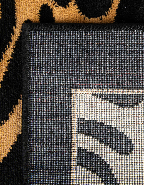Light Brown 6' 1 x 6' 1 Wildlife Square Area Rug Animal Print Safari Jungle Inspired Carpet for Unique Modern Interior Design for Sale at Rug Engine