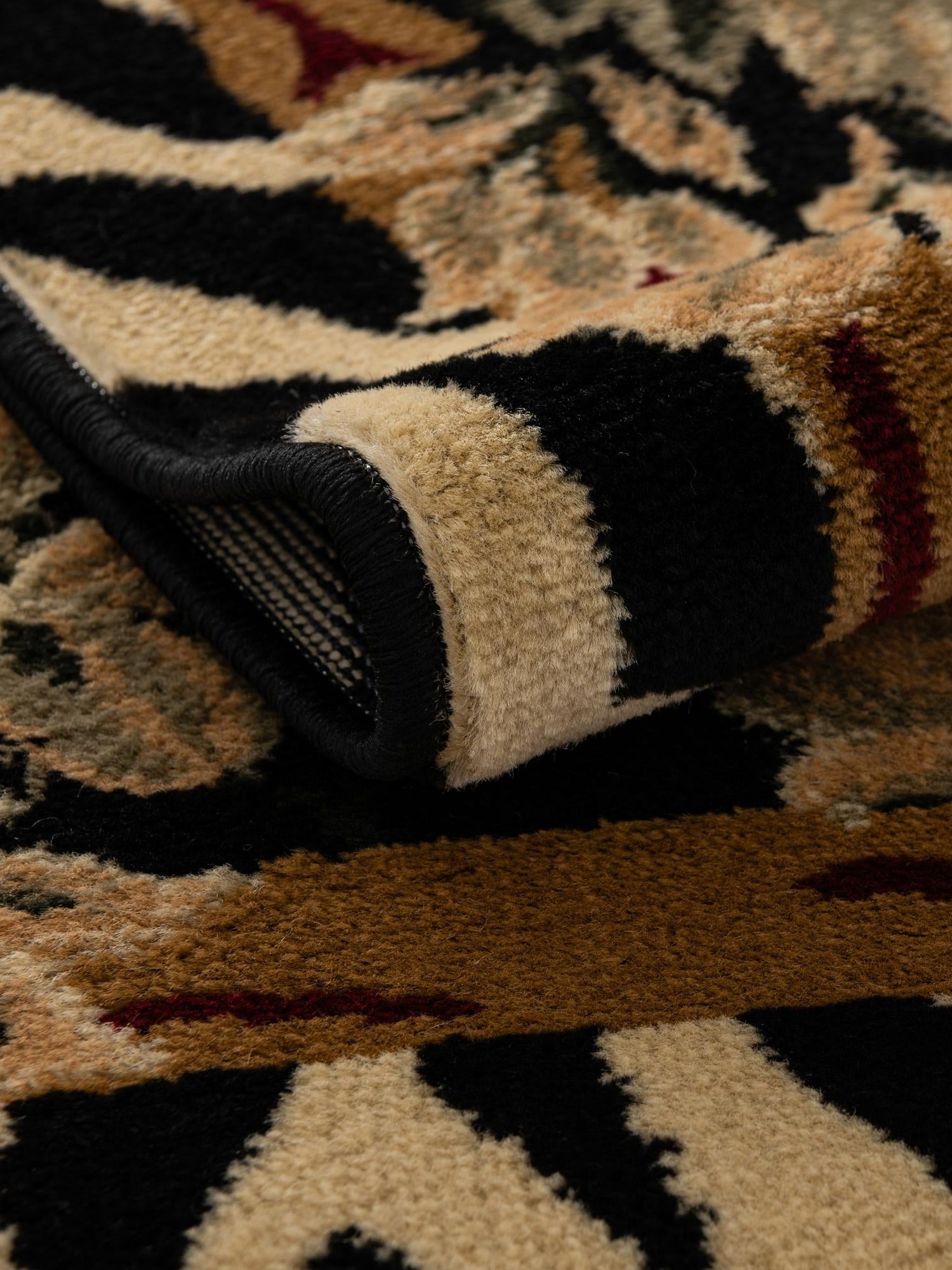 Cream 5' 3 x 8' Wildlife Rectangle Area Rug Animal Print Safari Jungle Inspired Carpet for Unique Modern Interior Design for Sale at Rug Engine