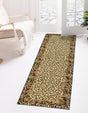 Cream 2' 7 x 13' 1 Wildlife Runner Area Rug Animal Print Safari Jungle Inspired Carpet for Unique Modern Interior Design for Sale at Rug Engine