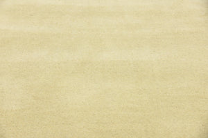 Beige 6' 7 x 6' 7 Solid Gava Round Area Rug 100% High Quality All Natural Wool Minimalist Carpet for Modern Home Interior Design for Sale at Rug Engine
