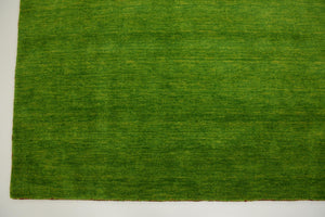Light Green 9' 10 x 9' 10 Solid Gava Square Area Rug