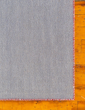 Gray 2' 7 x 16' 5 Solid Gava Runner Area Rug 100% High Quality All Natural Wool Minimalist Carpet for Modern Home Interior Design for Sale at Rug Engine