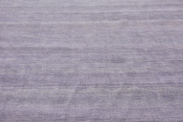 Gray 10' x 10' Solid Gava Round Rug