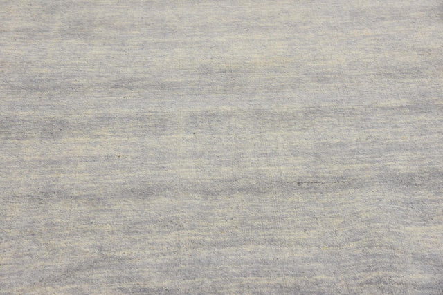 Gray 7' x 7' Solid Gava Round Rug