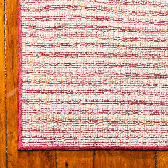 Red 5' 1 x 8' Austin Rectangle Area Rug 100% Polyester Durable Cotton Backing Living Dining Room Bedroom Office Vintage Decor Carpet for Sale at Rug Engine