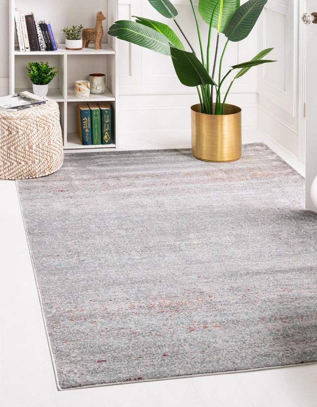 Gray 5' 1 x 8' Austin Rectangle Area Rug 100% Polyester Durable Cotton Backing Living Dining Room Bedroom Office Vintage Decor Carpet for Sale at Rug Engine