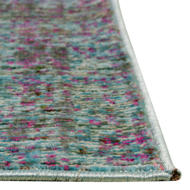 Light Blue 6' 1 x 9' Austin Rectangle Area Rug 100% Polyester Durable Cotton Backing Living Dining Room Bedroom Office Vintage Decor Carpet for Sale at Rug Engine