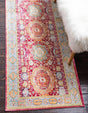 Beige 2' 7 x 9' 10 Austin Runner Area Rug 100% Polyester Durable Cotton Backing Living Dining Room Bedroom Office Vintage Decor Carpet for Sale at Rug Engine