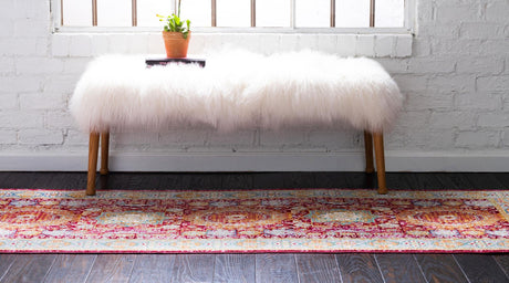 Beige 2' 7 x 9' 10 Austin Runner Area Rug 100% Polyester Durable Cotton Backing Living Dining Room Bedroom Office Vintage Decor Carpet for Sale at Rug Engine