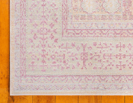 Gold 2' x 6' 1 Austin Runner Area Rug 100% Polyester Durable Cotton Backing Living Dining Room Bedroom Office Vintage Decor Carpet for Sale at Rug Engine