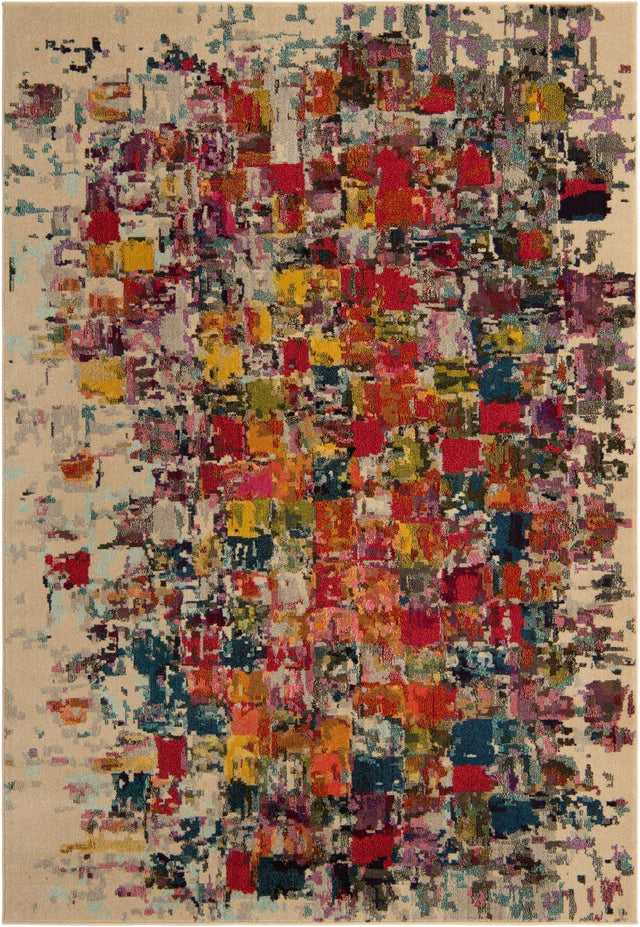 Multicolor 7' 1 x 10' Estrella Rectangle Rug