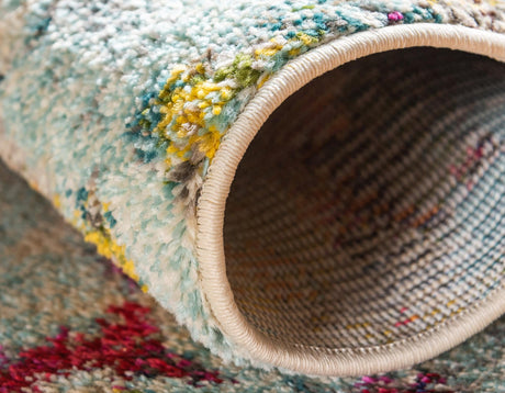 Multicolor 10' 6 x 16' 5 Estrella Rectangle Area Rug 100% Polypropylene Non-Shedding Stain Resistant Carpet Colorful Modern Abstract Design Easy Clean for Home Decor for Sale at Rug Engine