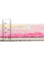 Pink 3' 3 x 5' 3 Estrella Rectangle Area Rug 100% Polypropylene Non-Shedding Stain Resistant Carpet Colorful Modern Abstract Design Easy Clean for Home Decor for Sale at Rug Engine