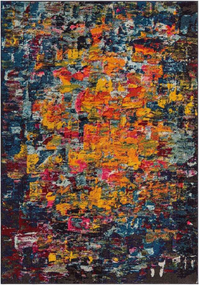Multicolor 7' 1 x 10' Estrella Rectangle Rug