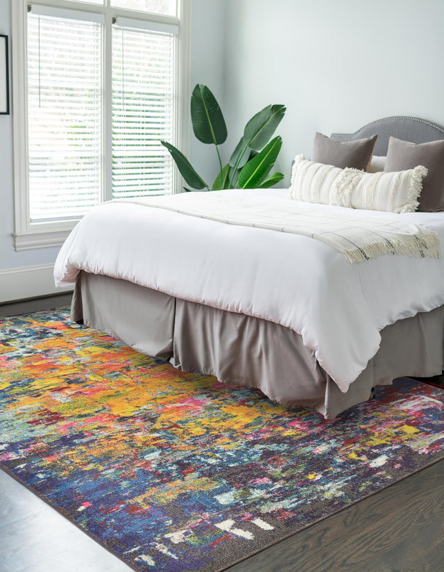 Multicolor 7' 1 x 10' Estrella Rectangle Rug